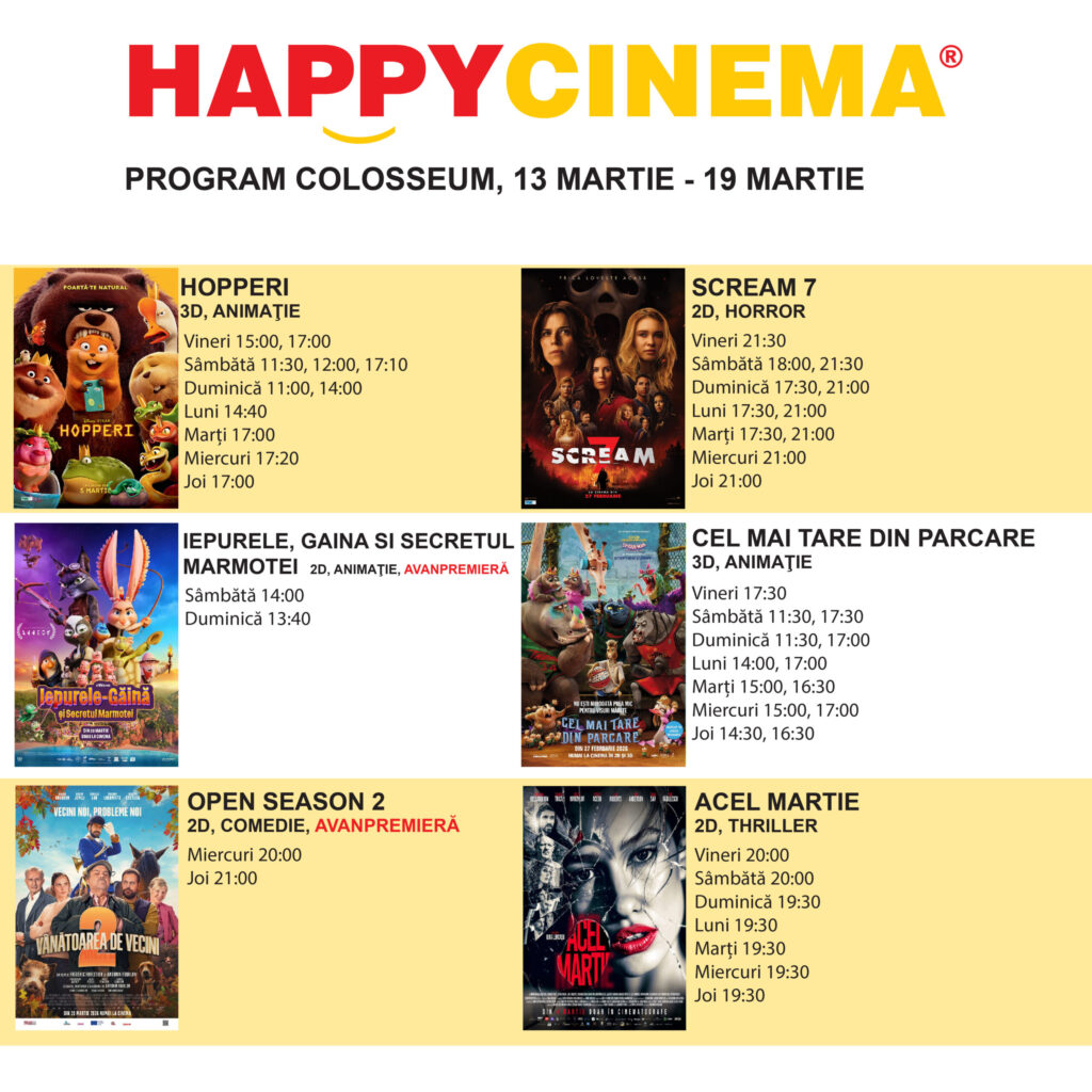 Program Happy Cinema - Colosseum Mall