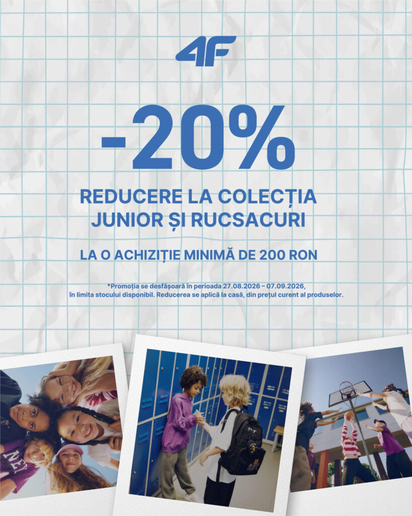 noul an scolar reducere 4F colosseum mall