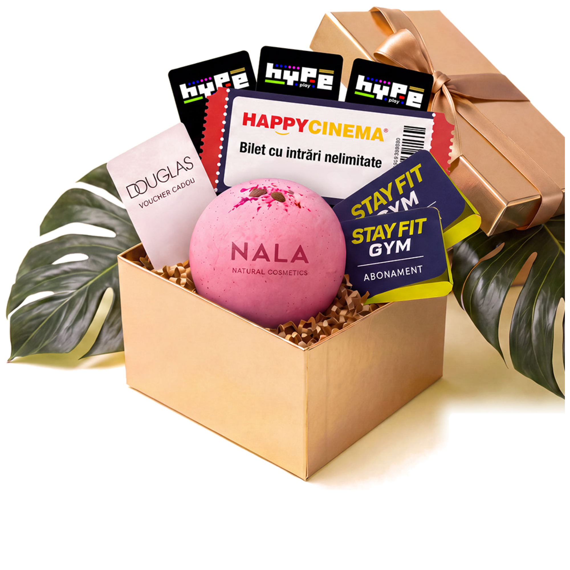 Cutie cadou cu selecția de premii SHOP & WIN