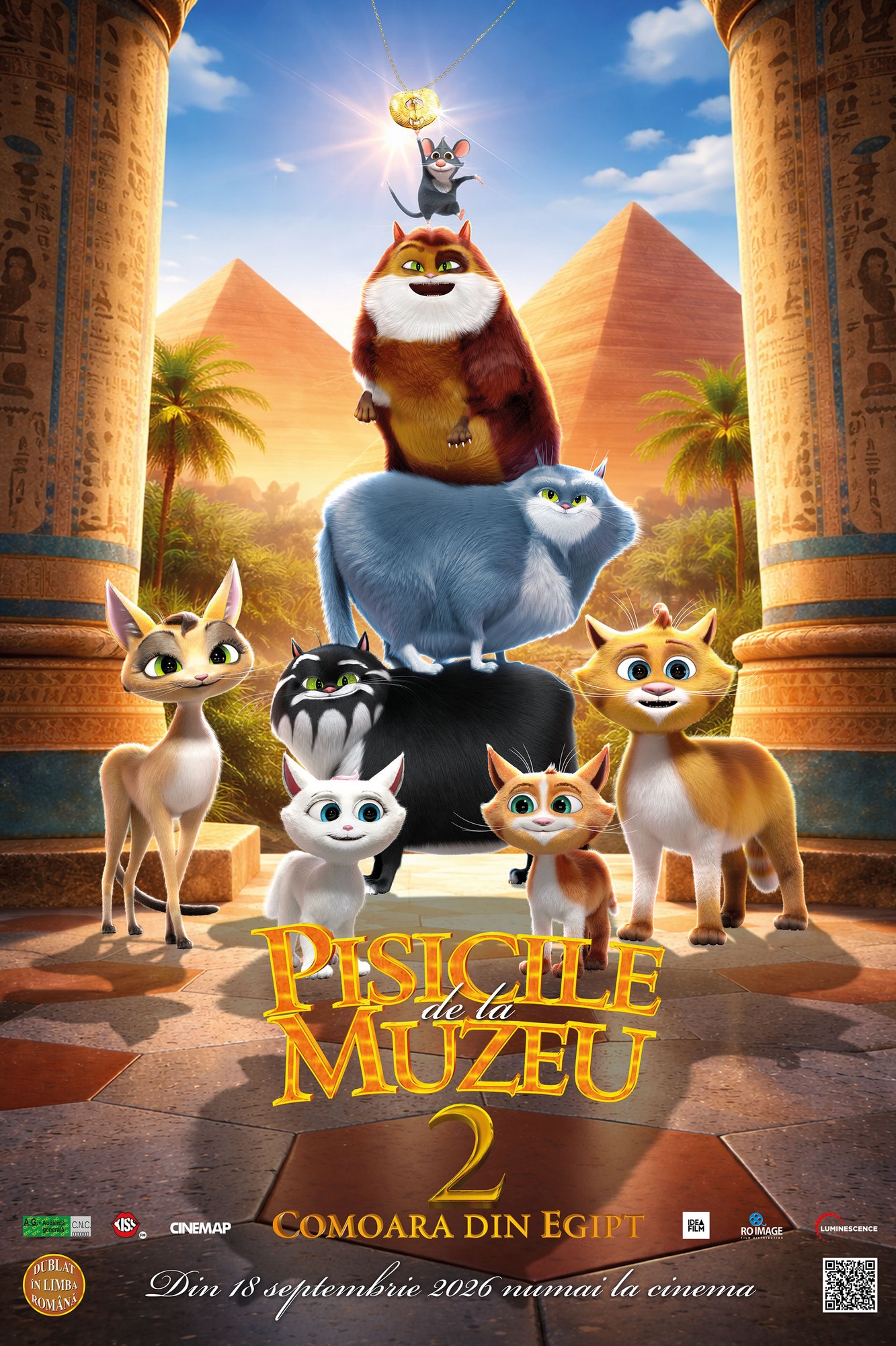 Pisicile de la muzeu 2: Comoara din Egipt_2D_DUBLAT